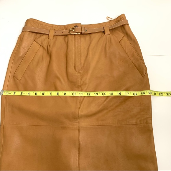 COPACABANA Leather Skirt Size 07 - Picture 5 of 7